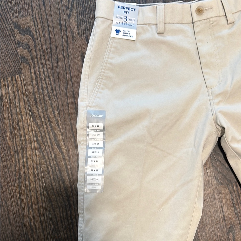 NWT Men's Beige Pants 32x29 - Picture 3 of 11
